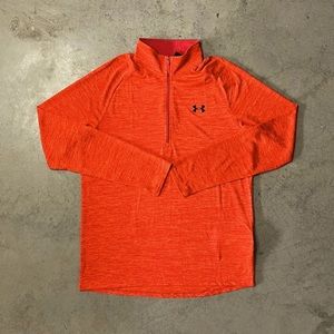 Under Armour Tech 2.0 1/2 Zip Pullover Lightweight Orange 3XL NWT